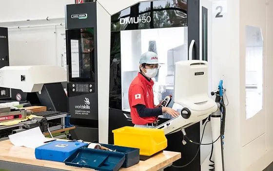 Competition arena in the DMG MORI showroom